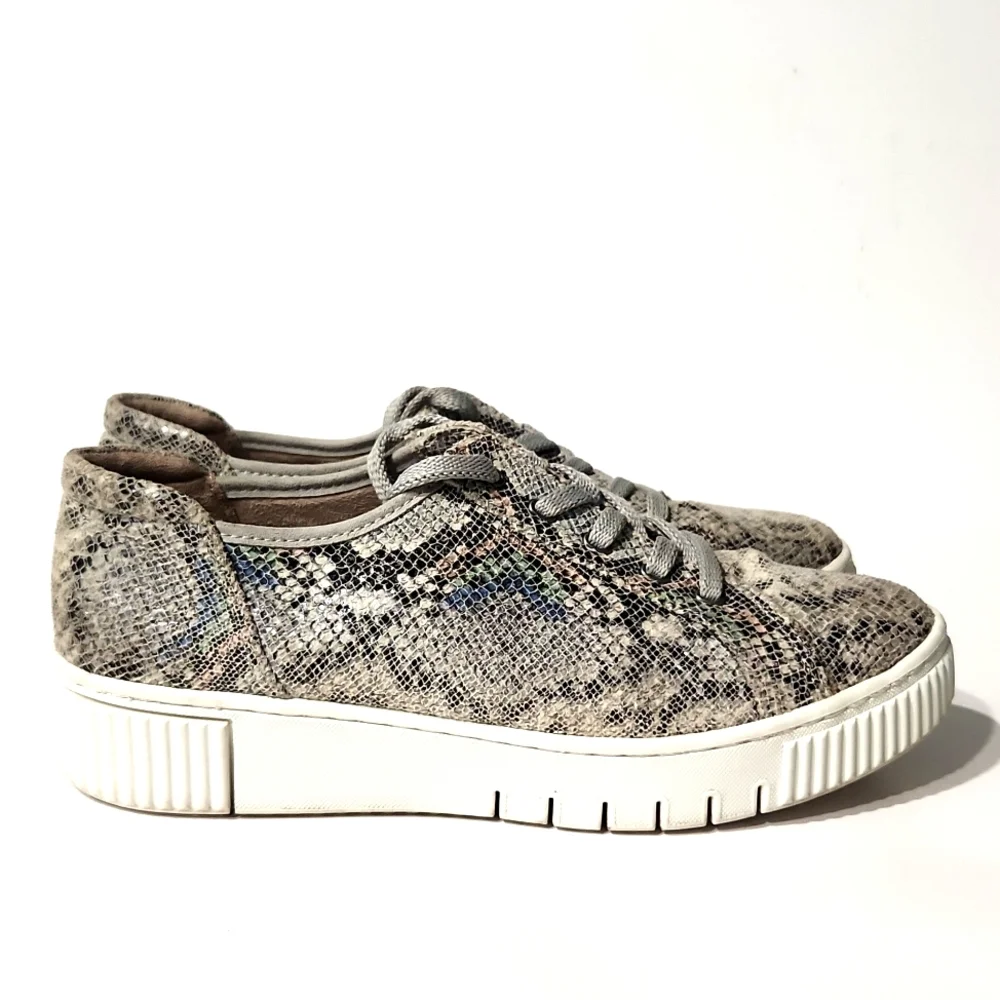 SOUL Naturalizer Python Topaz2 Oxford Shimmer Snakeskin Sneakers Size 9.5 - Picture 4 of 14